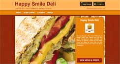 Desktop Screenshot of happysmiledeli.com